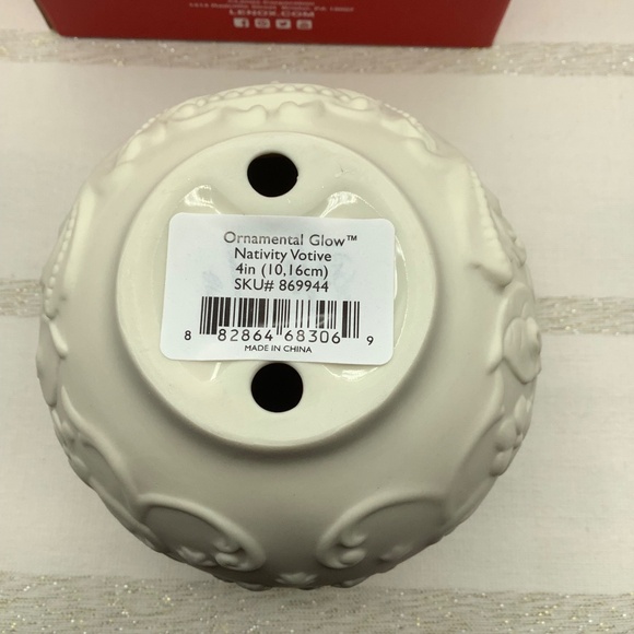 *NEW* Lenox Ornamental Glow Porcelain Nativity Votive - Picture 5 of 5